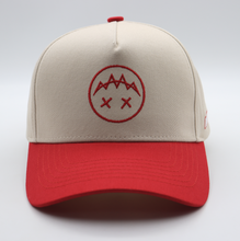 Load image into Gallery viewer, Red & Cream Dubby Hat