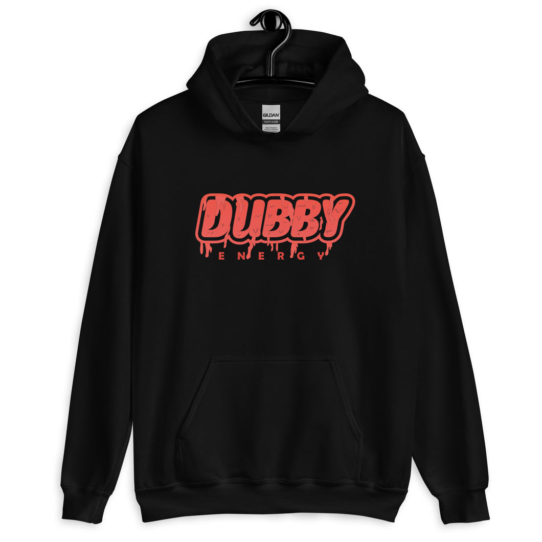 Dubby Slime Hoodie (Black x Red)