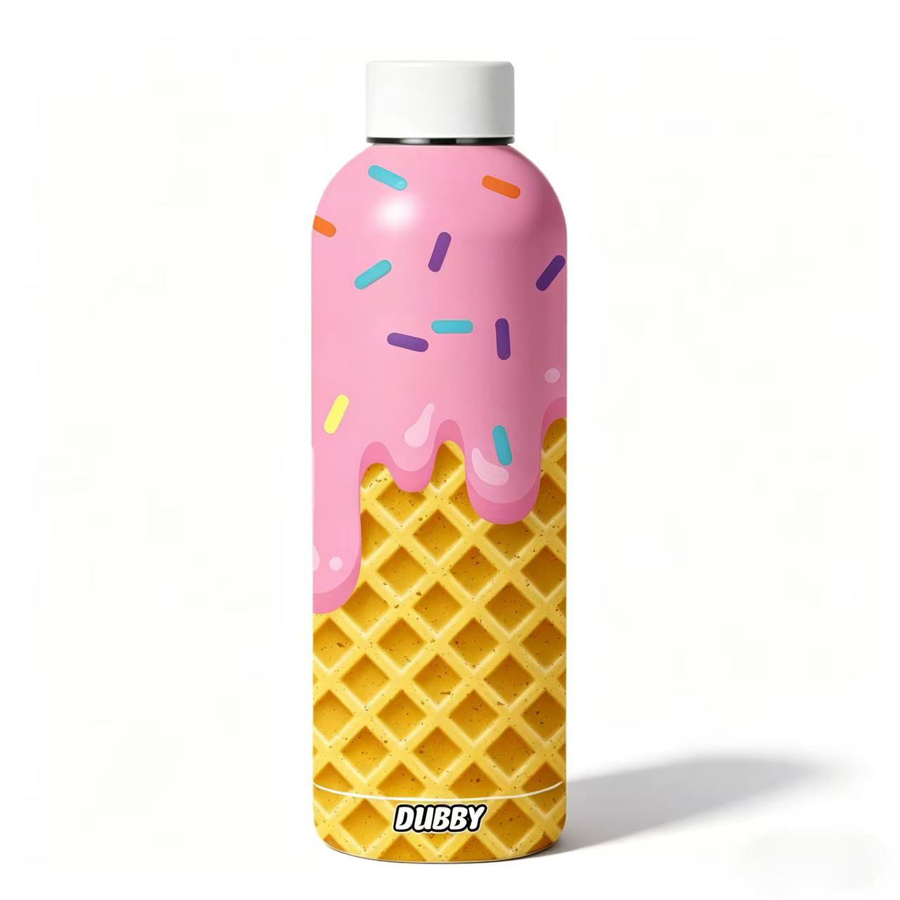 Ice Cream Melt Insulated Metal Bottle