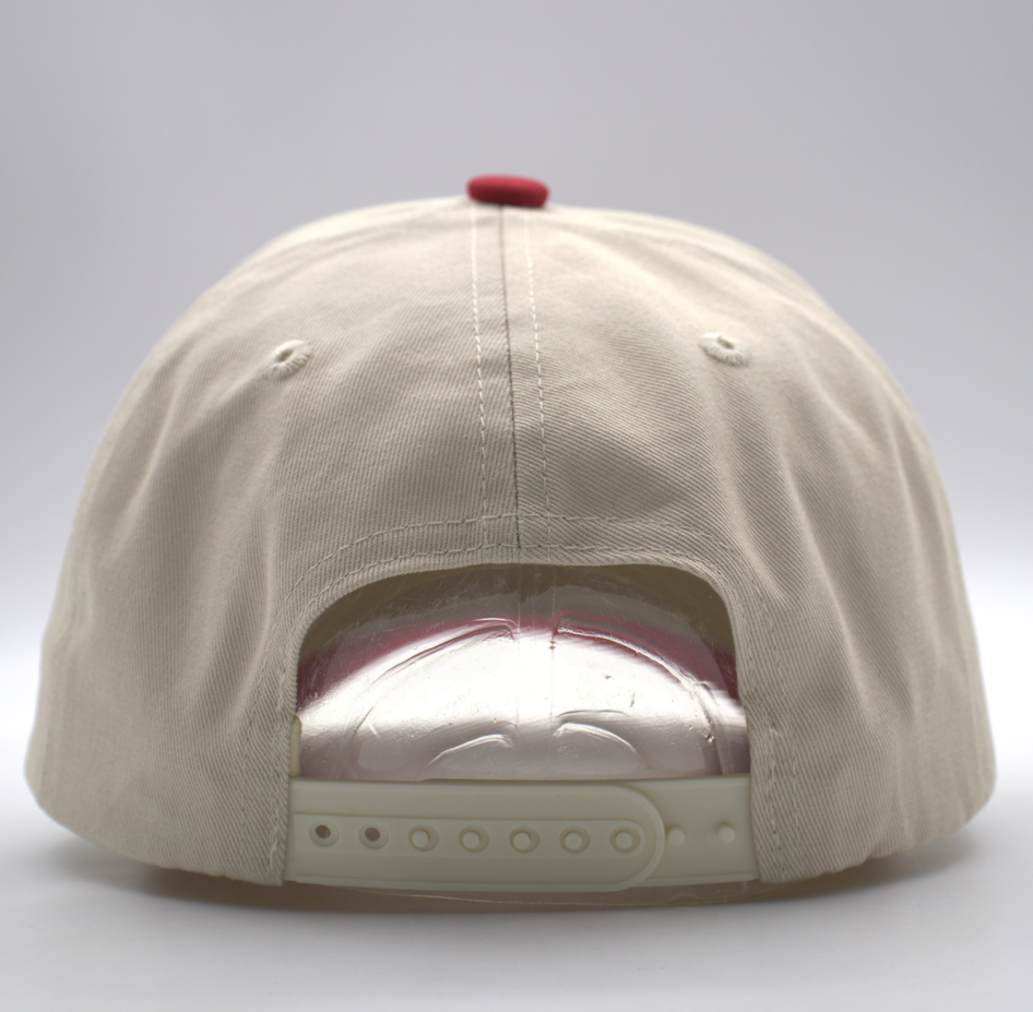 Red & Cream Dubby Hat