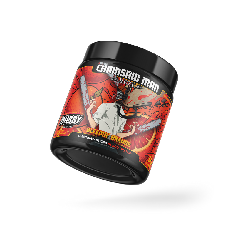 Bleedin' Orange Chainsaw Man Official License Energy Drink Tub