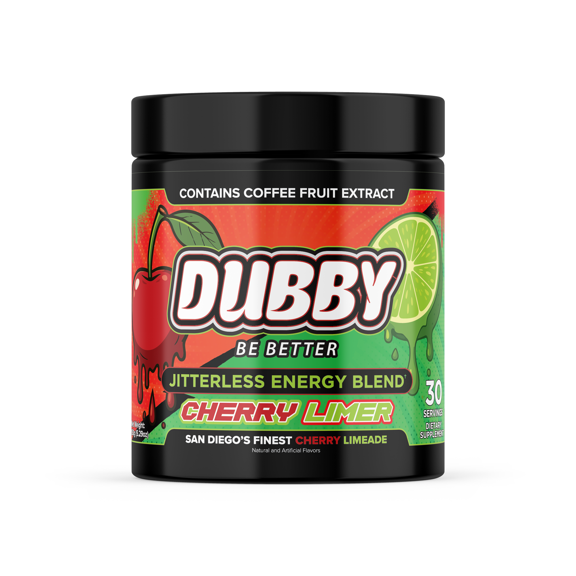 Cherry Limer Energy Drink Tub