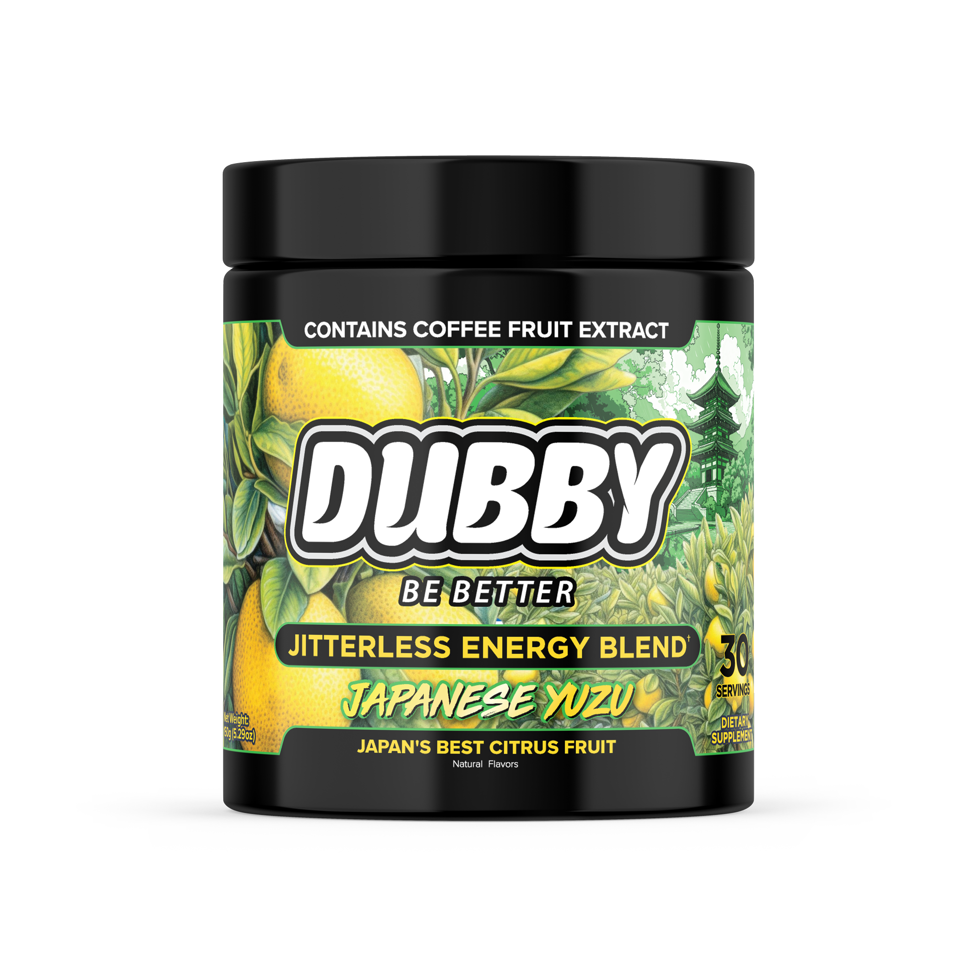 Japanese Yuzu Flavor Energy Drink Tub