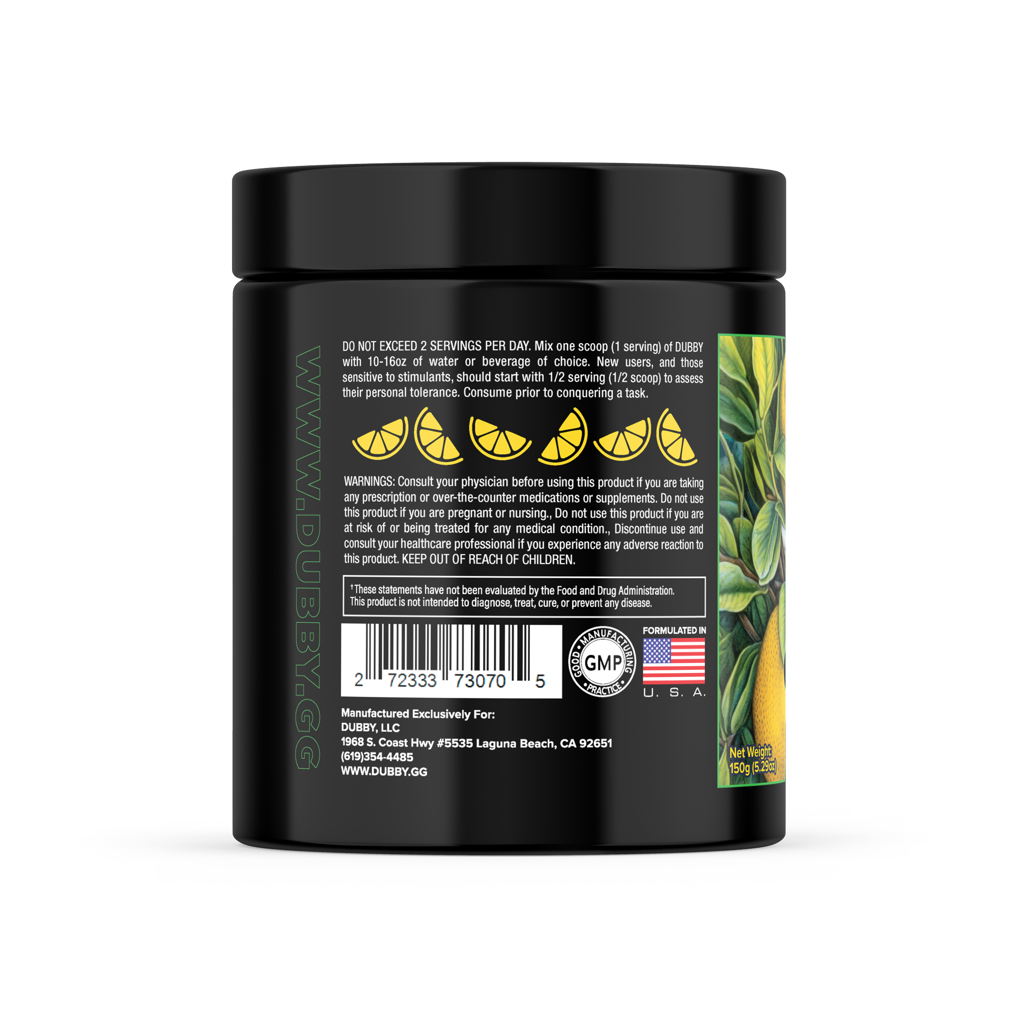 Japanese Yuzu Flavor Energy Drink Tub