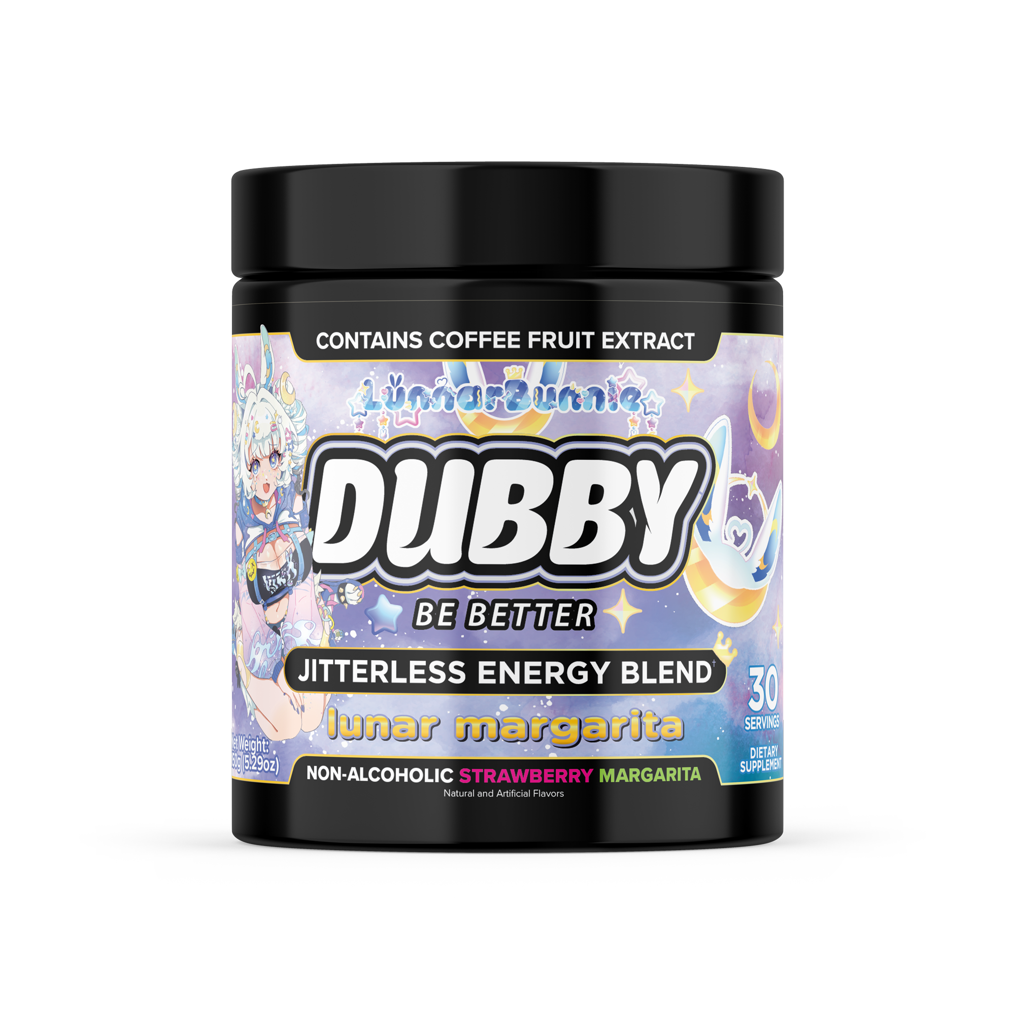 Lunar Strawberry Margarita Energy Drink Tub