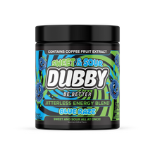 Load image into Gallery viewer, Sweet &amp; Sour Blue Razz Energy Drink Tub
