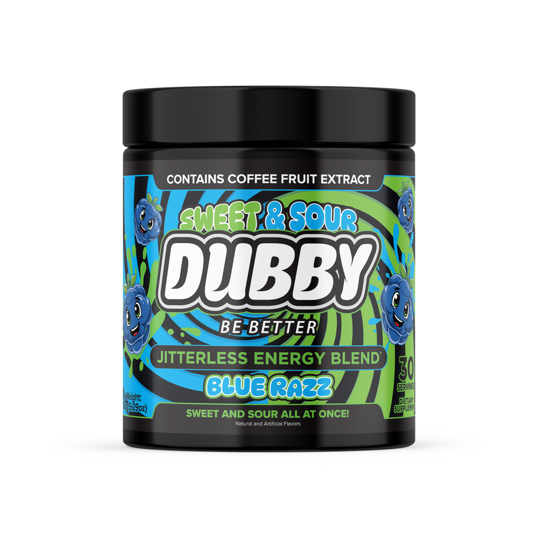 Sweet & Sour Blue Razz Energy Drink Tub