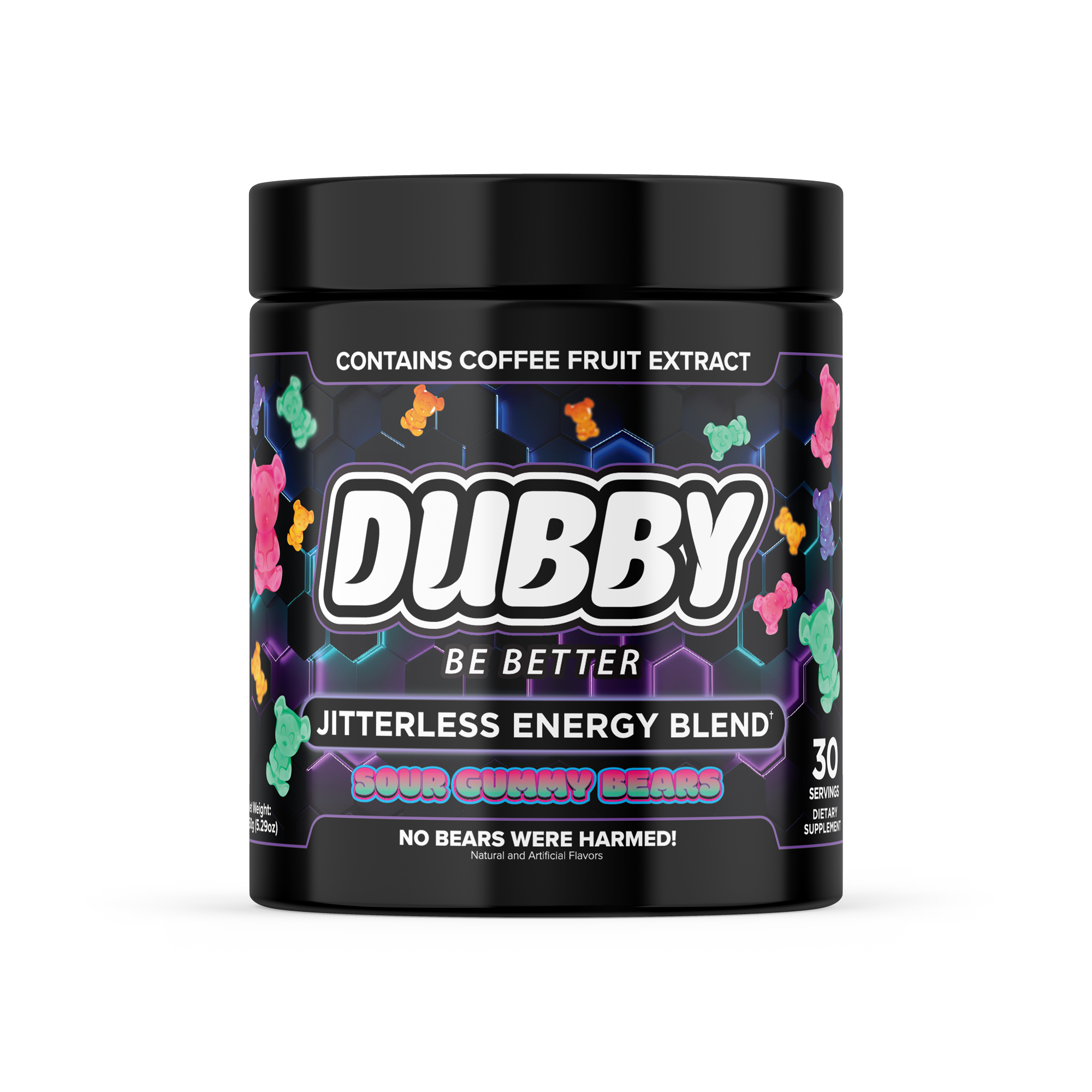 Sour Gummy Bear Energy Drink Tub