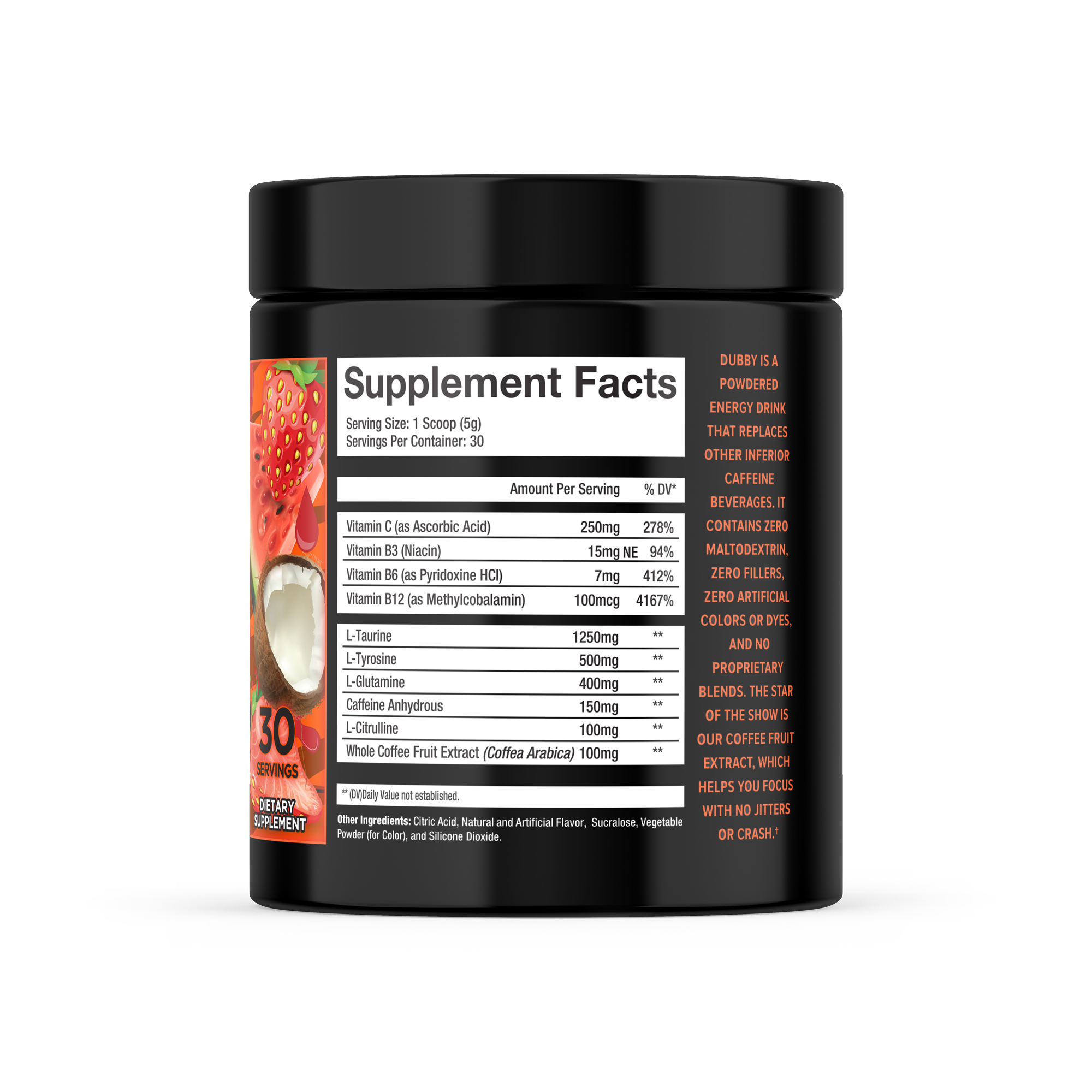 Tiger's Blood Flavor Energy Drink Tub – Dubby Energy