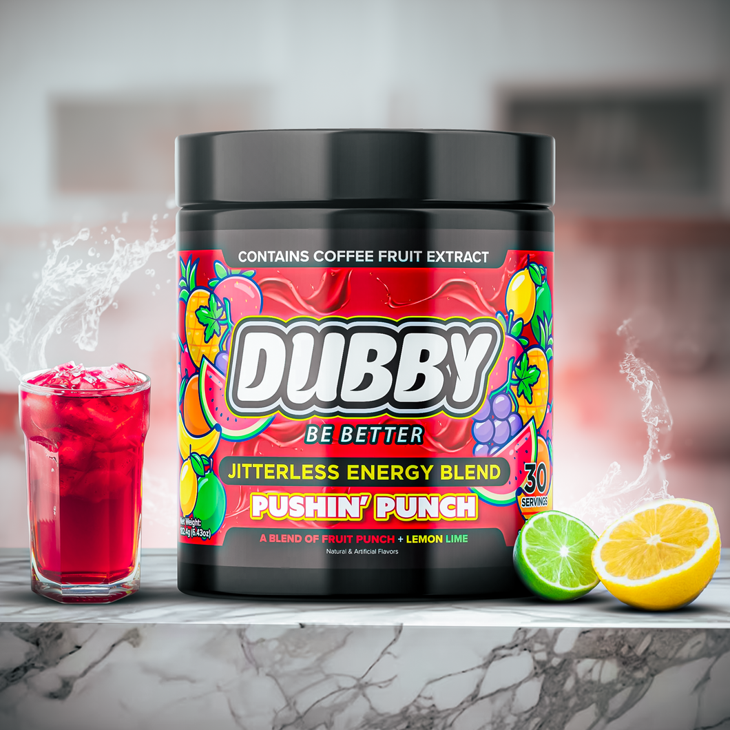 Pushin' Punch Energy Drink Tub – Dubby Energy