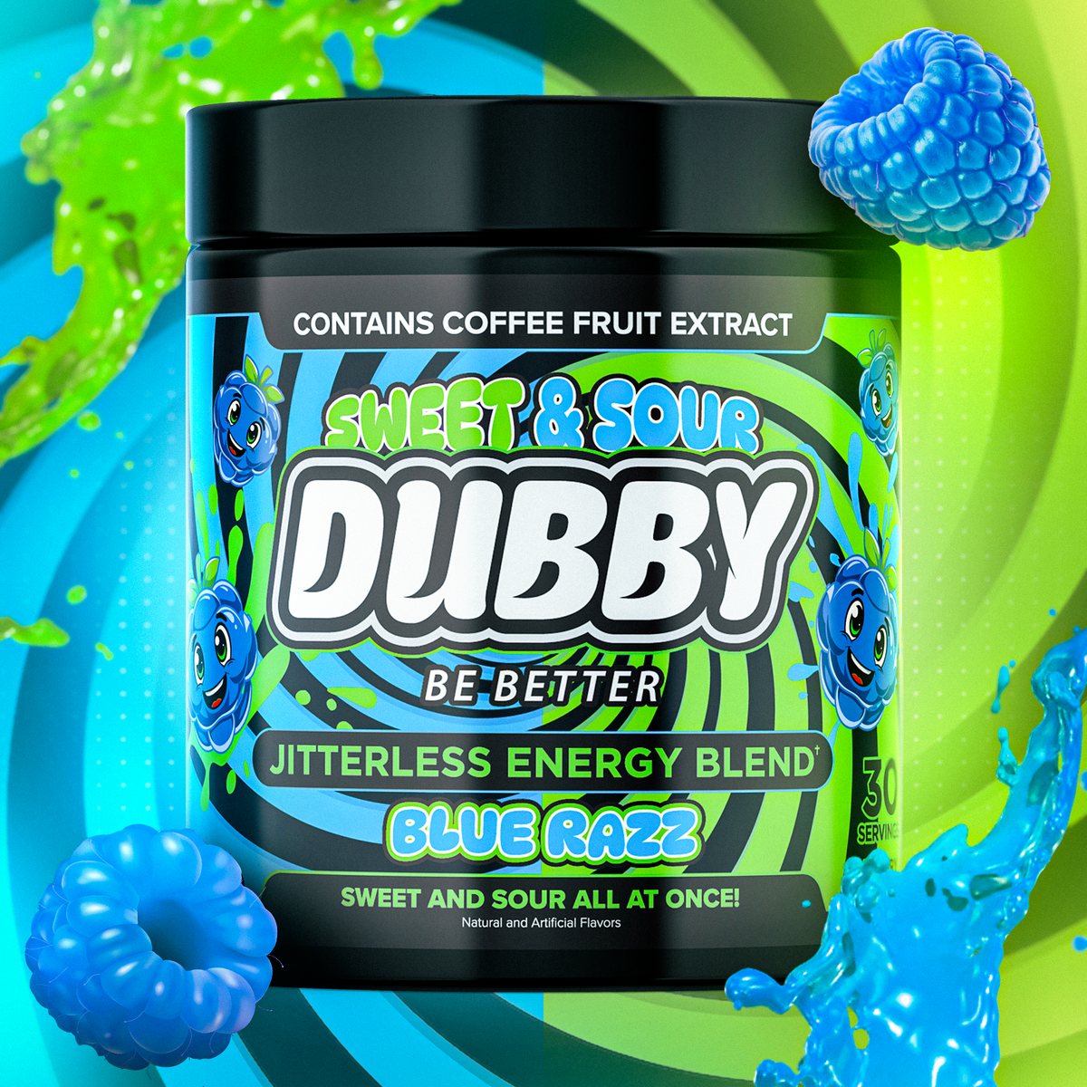 Dubby Blue Raspberry Your Taste Buds Favorite Energy Drink. – Dubby Energy
