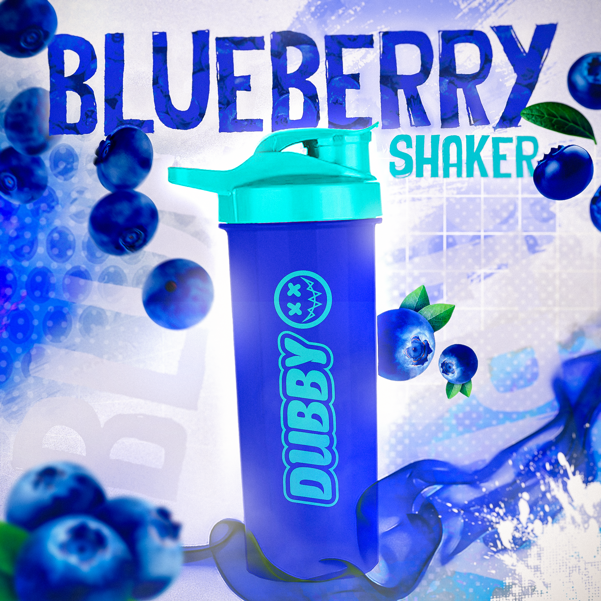Dubby Blue Raspberry Blueberry Shaker Cup 24oz – Dubby Energy