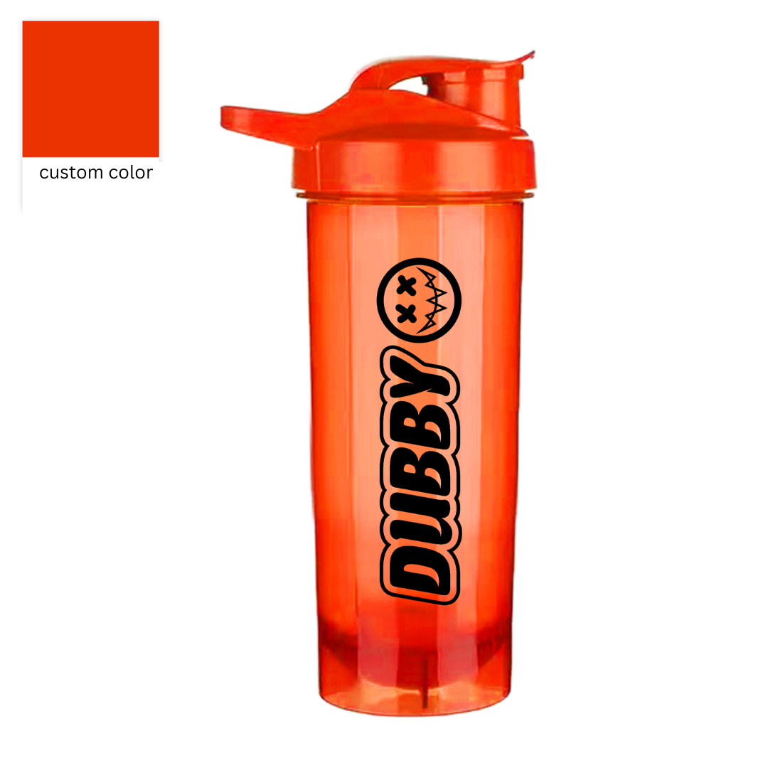 Custom Red Shaker 24oz