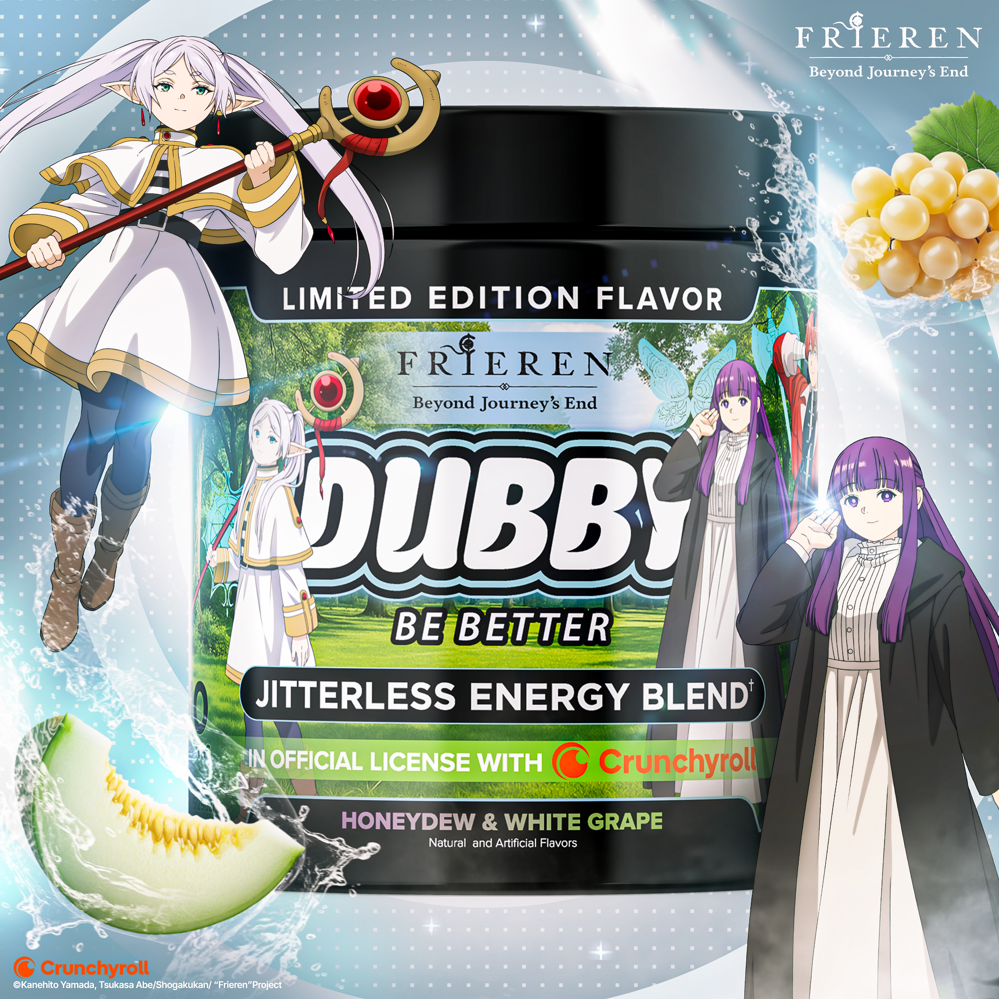 Frieren: Beyond Journey's End Official License Energy Drink Tub