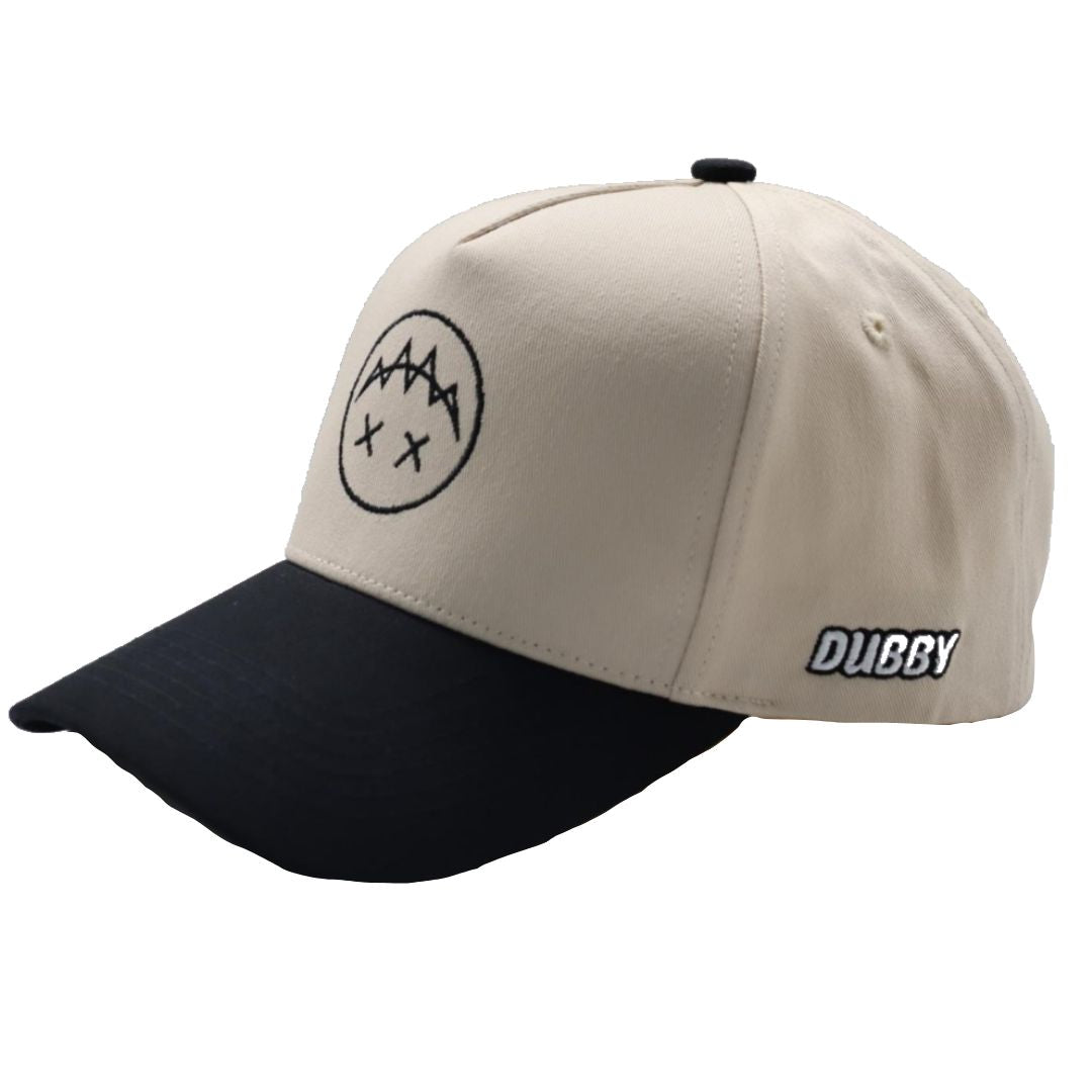 Black & Cream Dubby Hat