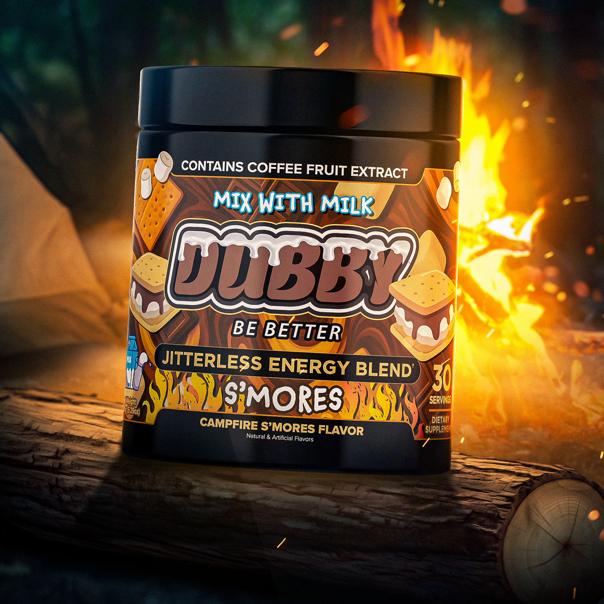 エルセーヌ　ソンデュボーサプリメント　NO.600ST、700S S'mores Flavor Energy Drink Tub – Dubby Energy