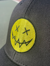 Load image into Gallery viewer, Black Dubby Smiley Hat - Be Better
