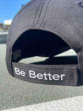 Load image into Gallery viewer, Black Dubby Smiley Hat - Be Better
