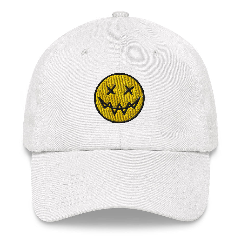 White Dubby Smiley Hat - Be Better