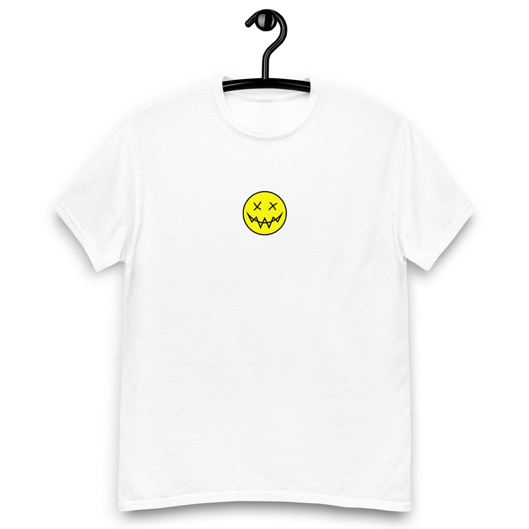 Yellow Smiley White Tee